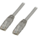Deltaco U/UTP Cat6 patchkabel, LSZH, 1,5m, grå