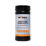 Hadron WORKS Multi-Use Trade Wipes - Industrial Grade Wipes Tub of 100