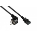 Alcasa P0130-S075 power cable Black 7.5 m Power plug type E+F C13 coupler