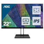 AOC Value-line 22V2Q computer monitor 54.6 cm (21.5") 1920 x 1080 pixels Full HD LED Black