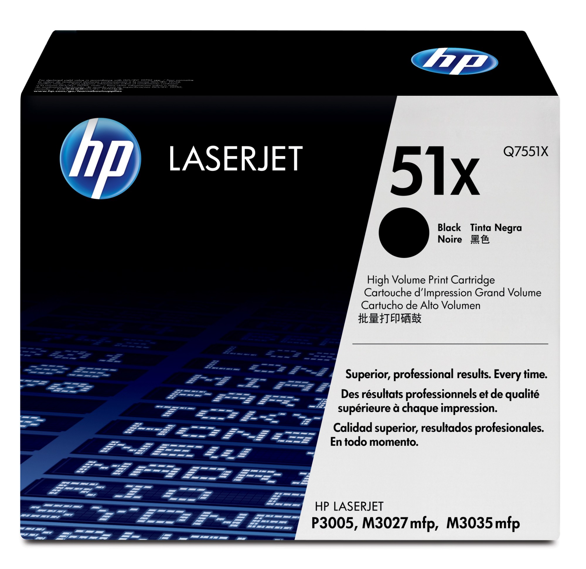 HP Q7551X/51X Toner cartridge black, 13K pages ISO/IEC 19752 for HP LaserJet P 3005