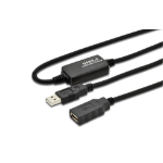 Microconnect USB2.0AAF10A USB cable USB 2.0 10 m USB A Black