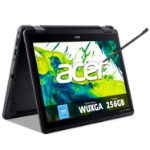 Acer TravelMate Spin B3 B3 Spin 12 convertible laptop (TMB312RN-31) - Intel N150, 8GB RAM, 256GB SSD, 12.2" WUXGA touchscreen, Windows 11