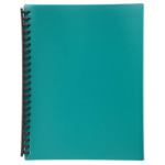 MARBIG REFILLABLE DISPLAY BOOK A4 20 POCKET GREEN