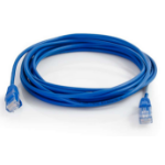 C2G 0.5ft. Cat5e UTP networking cable Blue 5.91" (0.15 m) U/UTP (UTP)