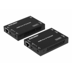 Monoprice 43624 AV extender AV transmitter & receiver Black