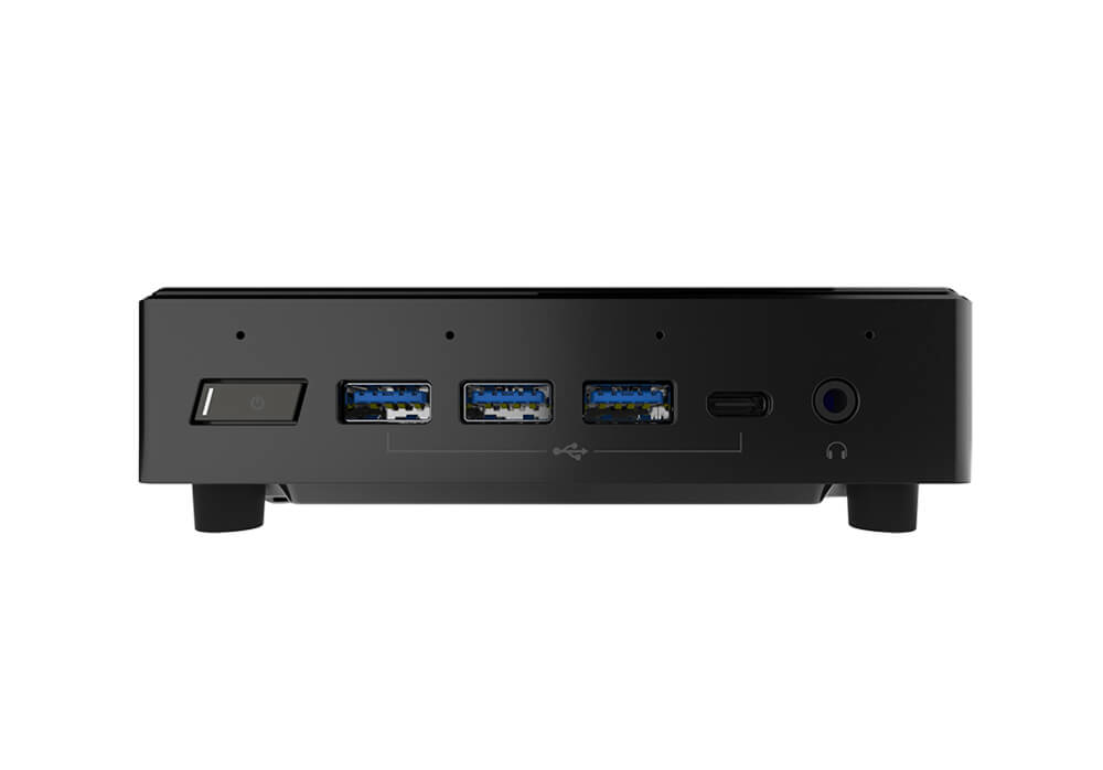 Image of ECS LIVA Z3 Mini PC Black N6000 1.1 GHz