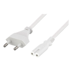 Deltaco DEL-109JP power cable White 10 m CEE7/16 C7 coupler