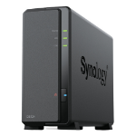 Synology DiskStation DS124 NAS Desktop Realtek RTD1619B 1 GB DDR4 12 TB HDD DiskStation Manager Black