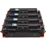 G&G Image 21171 Toner MultiPack Bk,C,M,Y with chip, 4x25.5K pages 7500pg + 3x6000pg Pack=4 (replaces HP 415A/W2033A 415X/W2030X 415X/W2031X 415X/W2032X) for HP E 45028/M 454