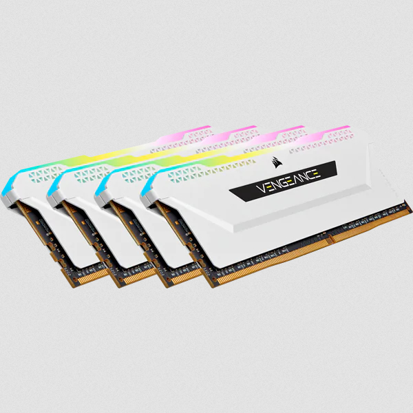 Image of Corsair Vengeance CMH64GX4M4D3600C18W memory module 64 GB 4 x 16...