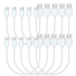 4XEM 4XUSBAUSBC30CMW10PK USB cable USB 2.0 11.8" (0.3 m) USB A USB C White
