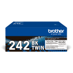 Brother TN-242BKTWIN Toner-kit black twin pack, 2x2.5K pages ISO/IEC 19798 Pack=2 for Brother HL-3142