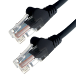 DP Building Systems 31-0030BK 3m Cat6 U/UTP (UTP) Black networking cable