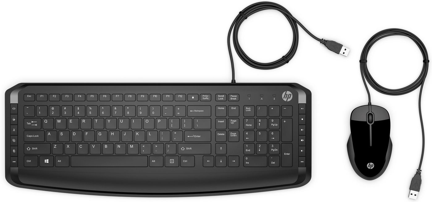Image of HP Wired Keyboard Mouse 250 EU