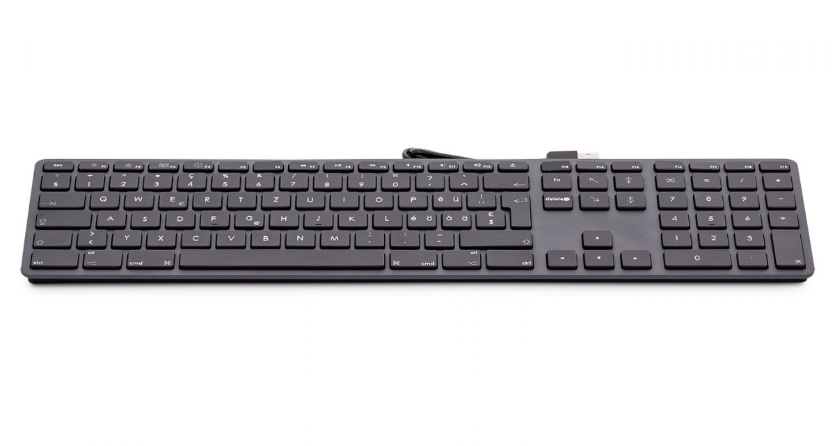 Image of LMP KB-1243 keyboard USB Italian Grey