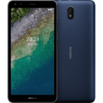 Nokia C01 Plus 5.45 Inch Android (Go Edition) UK SIM Free Smartphone with 1 GB RAM and 16 GB Storage (Dual SIM) - Blue