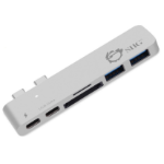 Siig JU-TB0212-S1 laptop dock/port replicator USB 3.2 Gen 1 (3.1 Gen 1) Type-C Silver