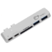 Siig JU-TB0212-S1 laptop dock/port replicator USB 3.2 Gen 1 (3.1 Gen 1) Type-C Silver