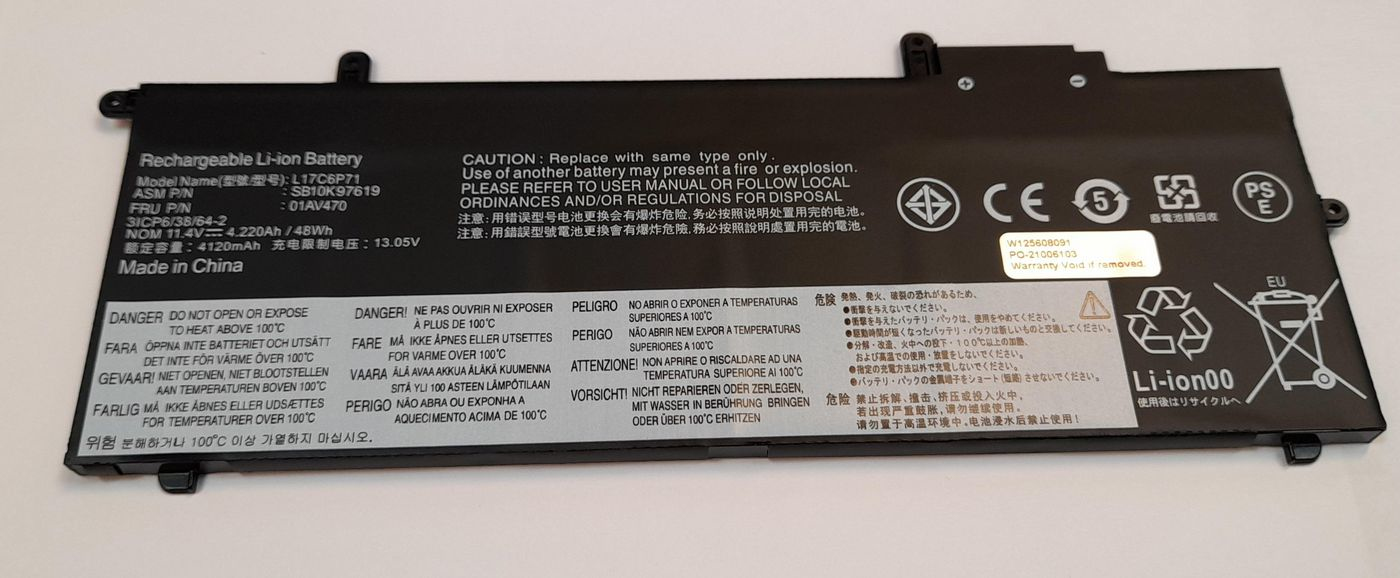 Image of CoreParts MBXLE-BA0213 laptop spare part Battery