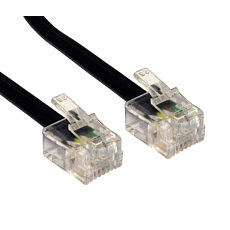 Cables Direct 88BT-107.5K telephone cable 7.5 m Black