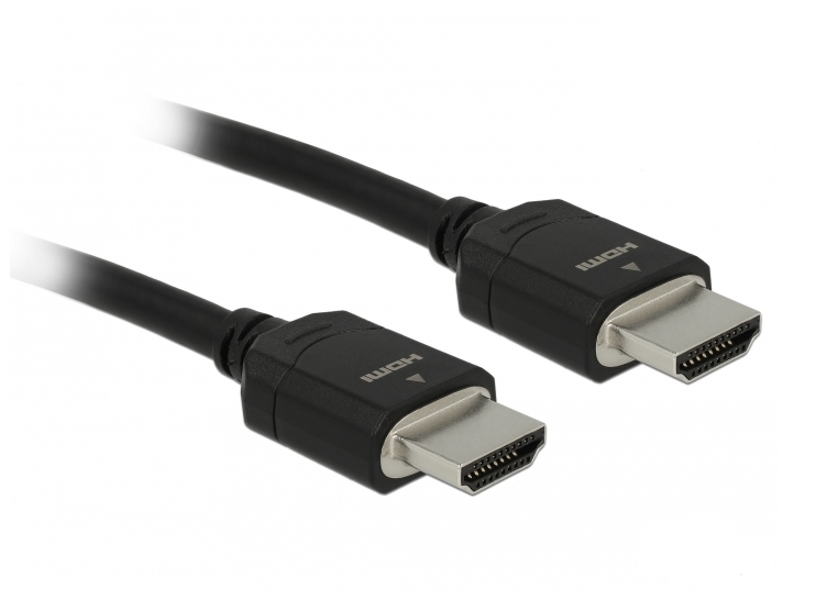 85295 DELOCK Ultra High Speed - HDMI-Kabel mit Ethernet - HDMI männlich zu HDMI männlich -...