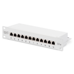 Digitus CAT 5e, Class D Patch Panel, shielded, grey