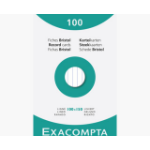Exacompta 13802X index card White