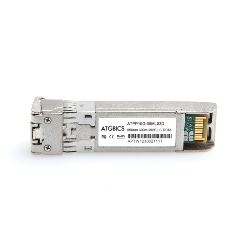 ATGBICS 331-5311 Dell Compatible Transceiver SFP+ 10GBase-SR (850nm, MMF, 300m, DOM)
