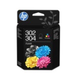 HP 302/304 Tri-color/Black Ink Cartridge Combo 2 Pack