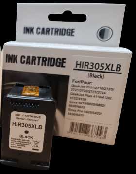 Refilled HP 305XL Black Ink Cartridge