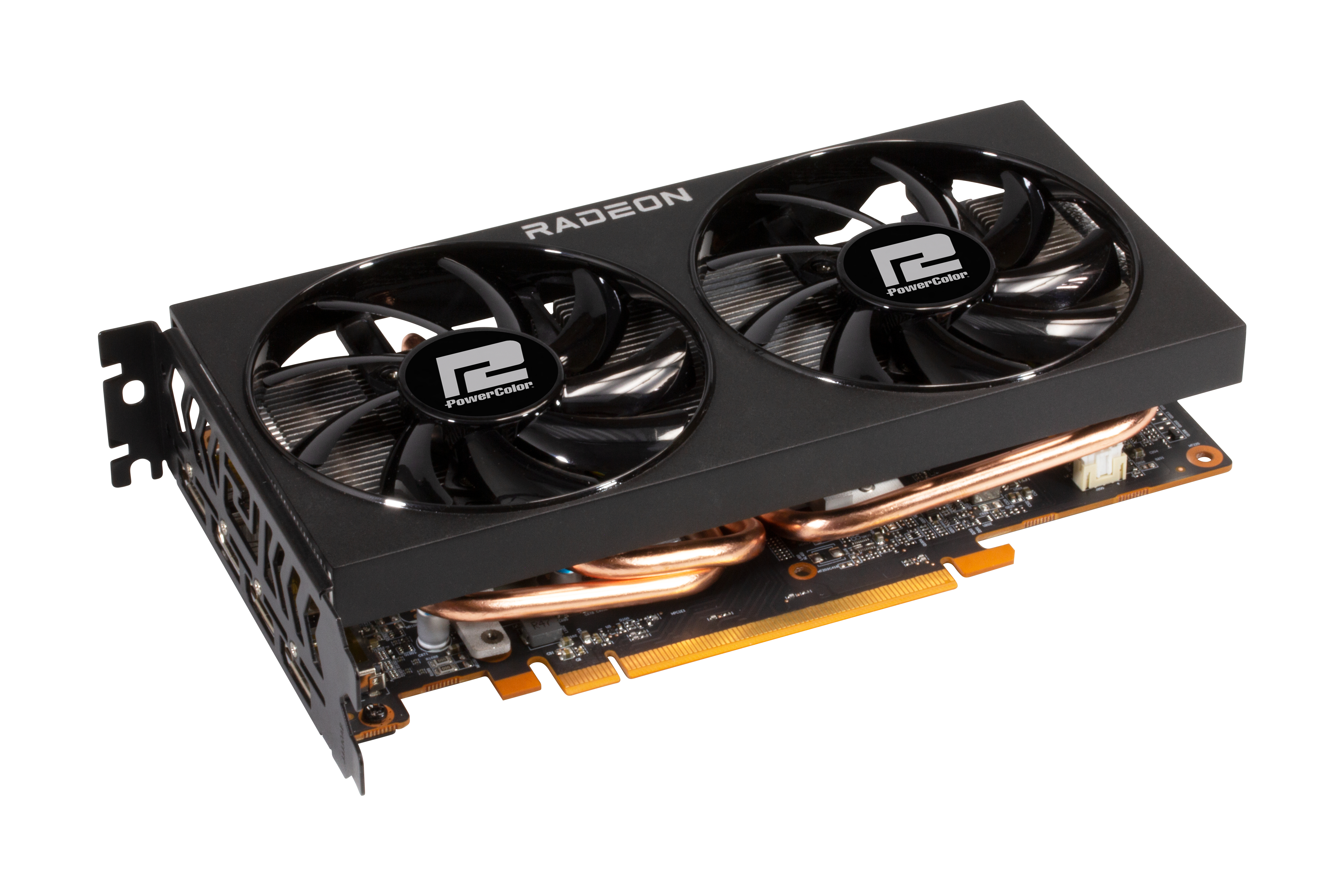 Image of PowerColor AXRX 6600 8GBD6-3DH graphics card AMD Radeon RX 6600 8...