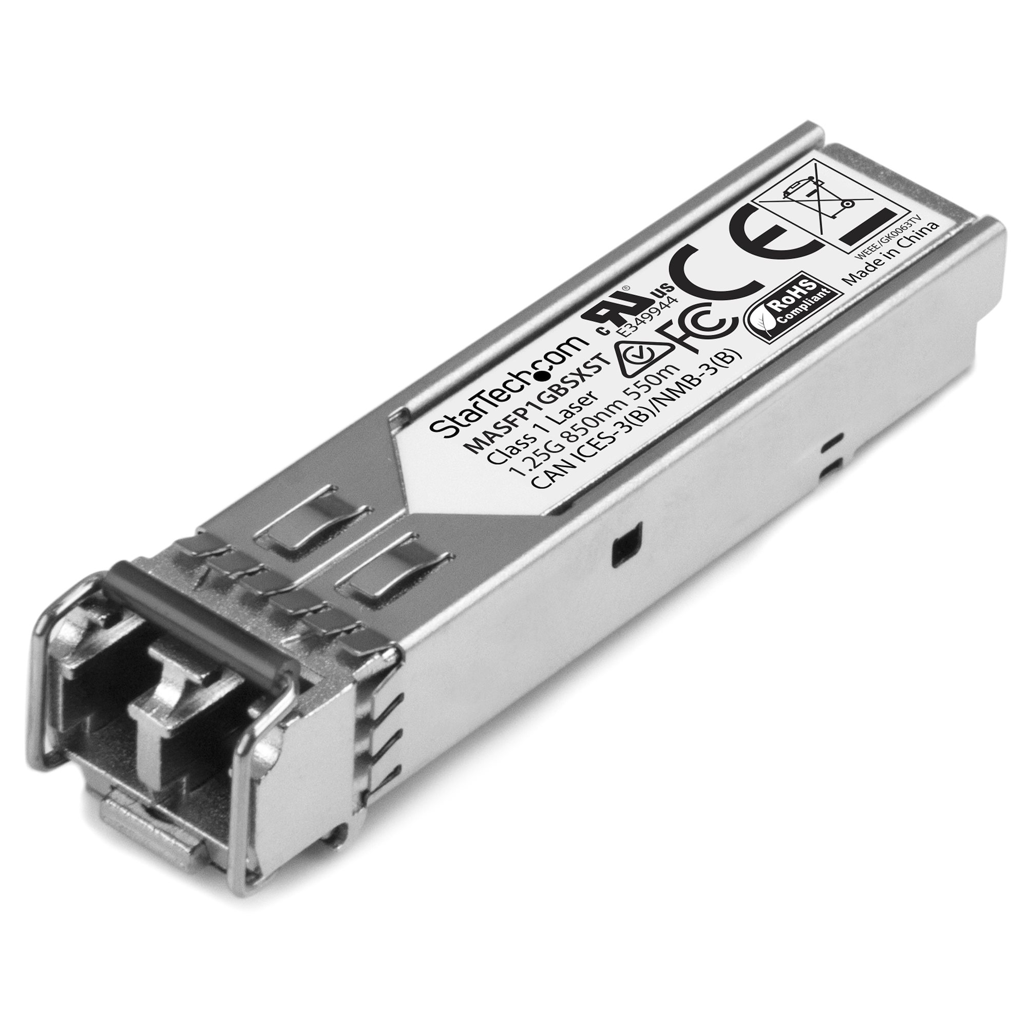 Image of StarTech.com Cisco Meraki MA-SFP-1GB-SX Compatible SFP Transceiver...