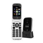 Doro 7060 7.11 cm (2.8") 122 g Black, White Feature phone