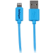 StarTech.com Cable Lightning a USB de 1m - Cable Cargador para iPhone / iPad / iPod - Cable de Carga Rápida - Certificación MFi de Apple - Azul