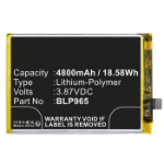 CoreParts MBXMP-BA1796 mobiele telefoon onderdeel Batterij/Accu Zwart