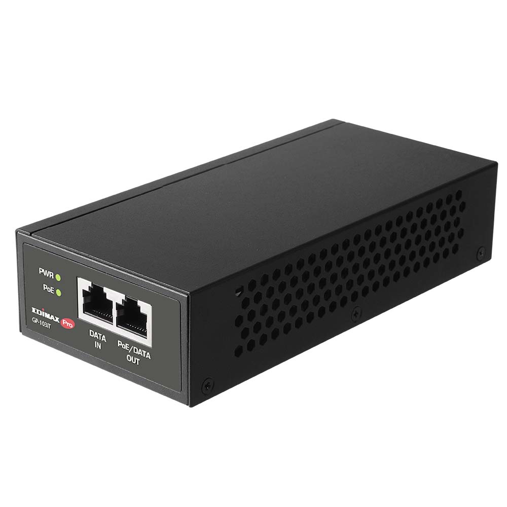 Image of Edimax GP-103IT PoE adapter 10 Gigabit Ethernet, 100 Gigabit...
