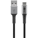 Wentronic 49297 USB cable 2 m USB 2.0 USB C USB A Black, Grey