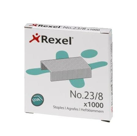 Image of Rexel No. 23/8 Staples (1000)