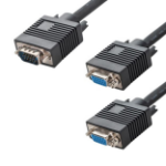 connektgear 150mm VGA Monitor Splitter Cable - Male to 2 x Female