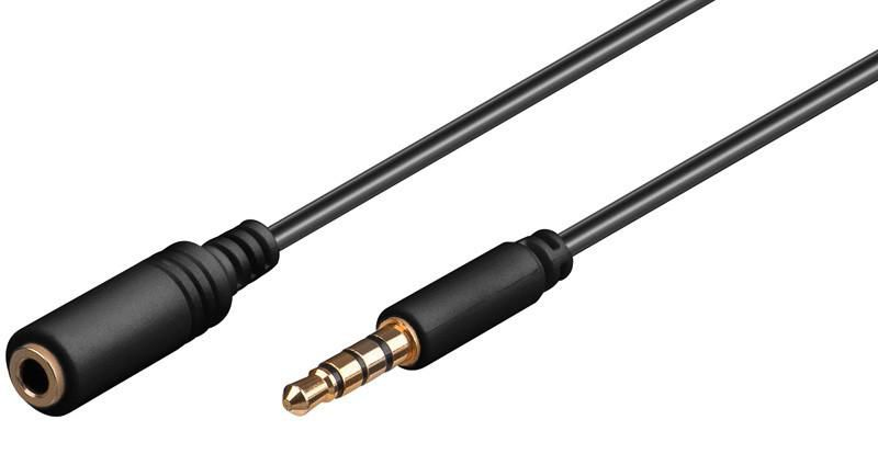 Image of Microconnect IPOD001B audio cable 1.5 m 3.5mm Black