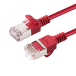 Microconnect V-FTP6A02R-SLIM networking cable Red 2 m Cat6a U/FTP (STP)