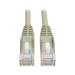 Tripp Lite N001-007-GY Cat5e 350 MHz Snagless Molded (UTP) Ethernet Cable (RJ45 M/M), PoE - Gray, 7 ft. (2.13 m)