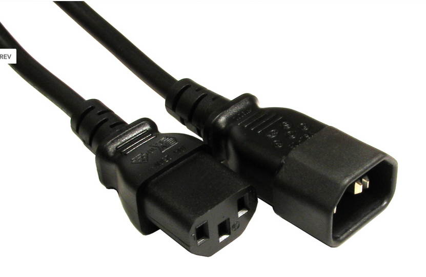 Image of Cables Direct RB-301 power cable Black 1.8 m C13 coupler C14 coupler