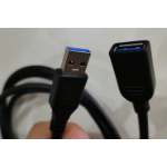 Microconnect USB 3.0 A-A 1.8 m M-F, Black
