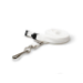 Digital ID 10mm White Tubular Breakaway Lanyards with Metal J-Clip (Pack of 100)