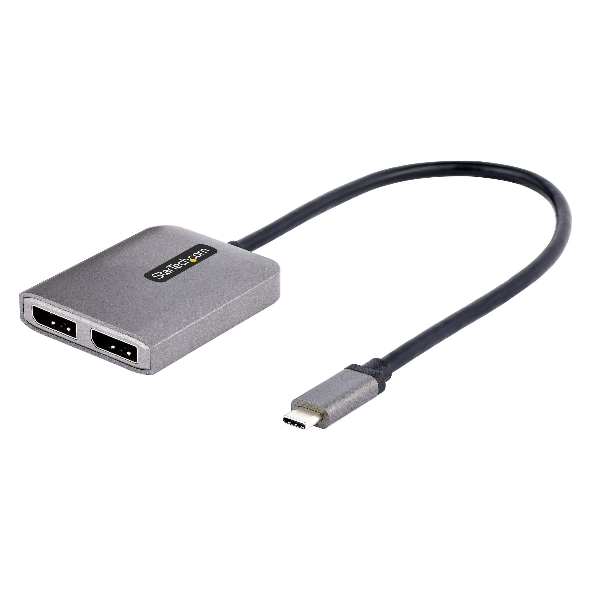 Photos - Card Reader / USB Hub Startech.com USB-C to Dual Displayport 1.4 Adapter, USB Type-C Multi-M MST 
