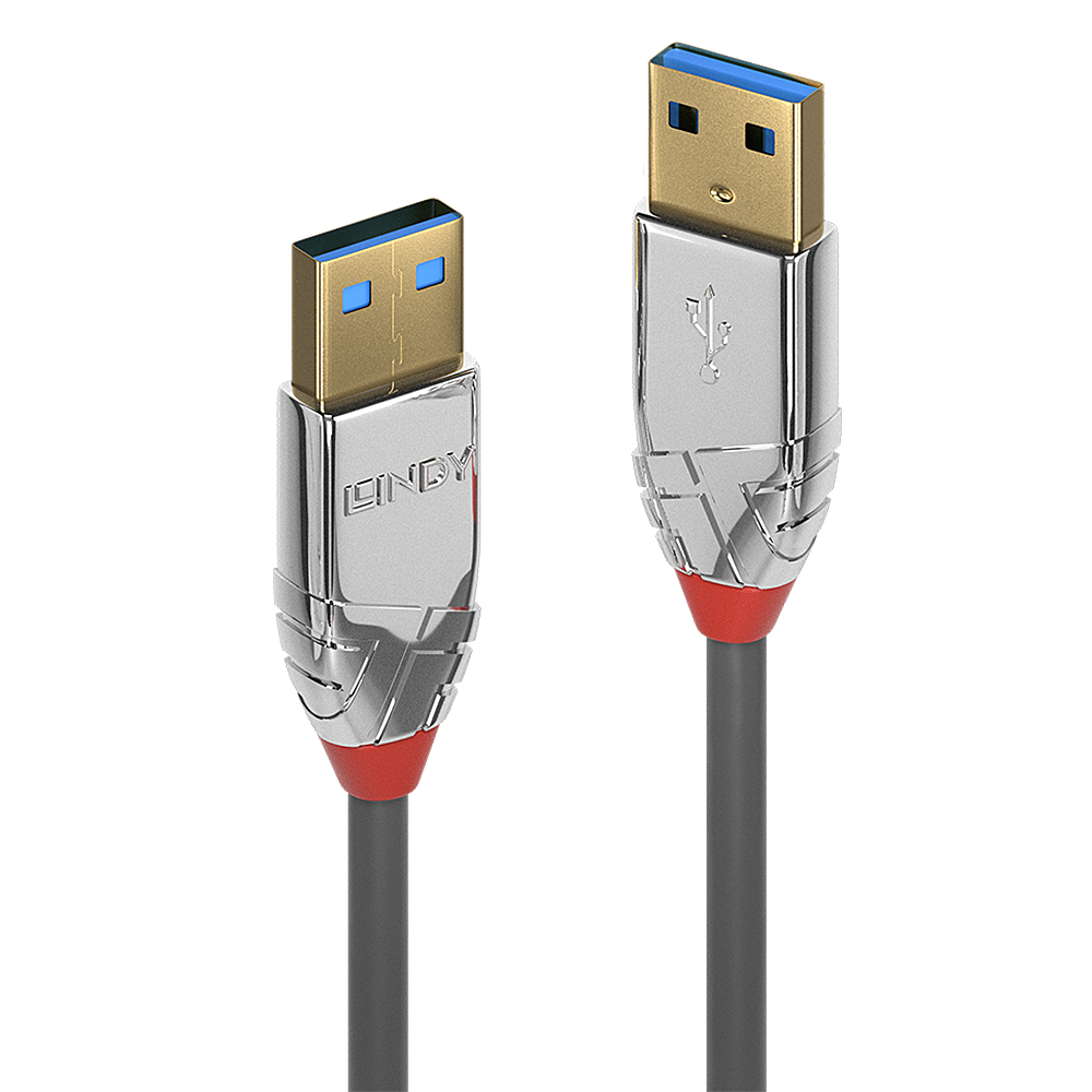 Image of Lindy 36627 USB cable 2 m USB 3.2 Gen 1 (3.1 Gen 1) USB A Grey
