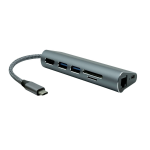 ProXtend USBC-MULTI7-001 laptop dock/port replicator Wired USB 3.2 Gen 1 (3.1 Gen 1) Type-C Grey