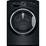 Hotpoint NDB 9635 BS UK washer dryer Freestanding Front-load Black D